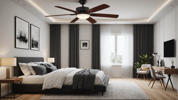 Comment sélectionner un ventilateur de plafond silencieux pour une chambre à coucher ?