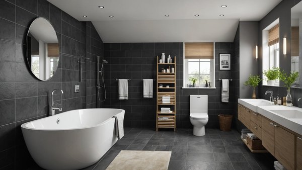 Comment intégrer des rangements astucieux dans une salle de bain sous pente ?