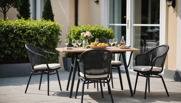Table et chaises de terrasse : le choix parfait pour vos repas en plein air