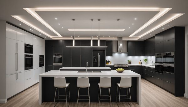 Découvrez les avantages d'un plafond tendu moderne pour votre cuisine à lyon