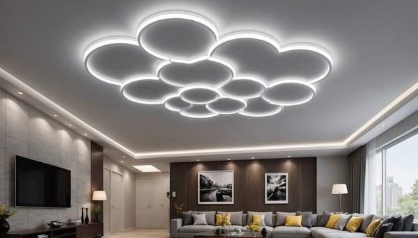 Transformez votre espace avec un plafond nuage led moderne